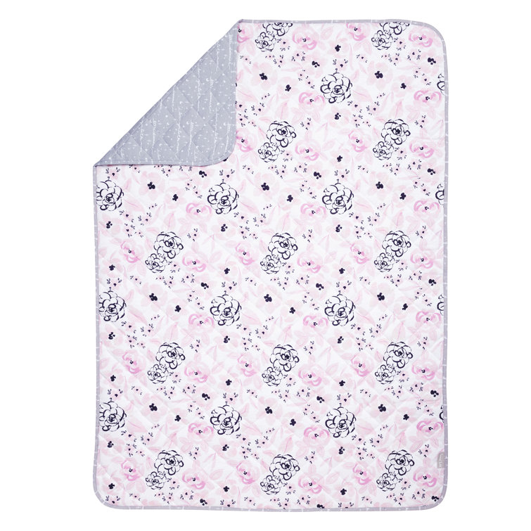 Trend Lab Watercolor Floral Quilted Jersey Baby Blanket Wayfair